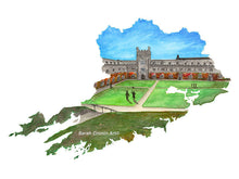 Load image into Gallery viewer, University College Cork, UCC, Cork in county Cork outline, UCC Quad at Graduation