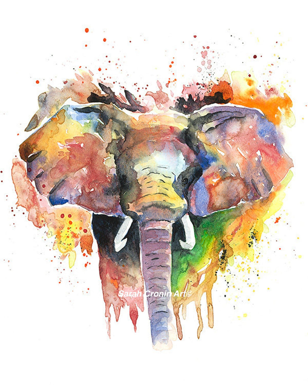 Watercolour Elephant
